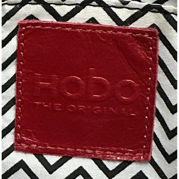 Hobo Braided Leather Shoulder Handbag With Whipstitch Detailing Light Grey EUC - Picture 3 of 9